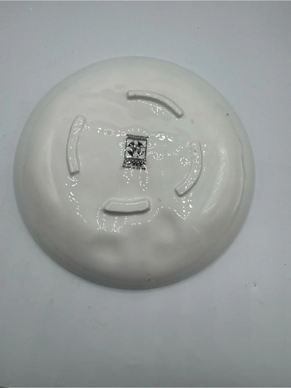 MWW Market Ceramic 3D Radish Decorative Plate 8 inch